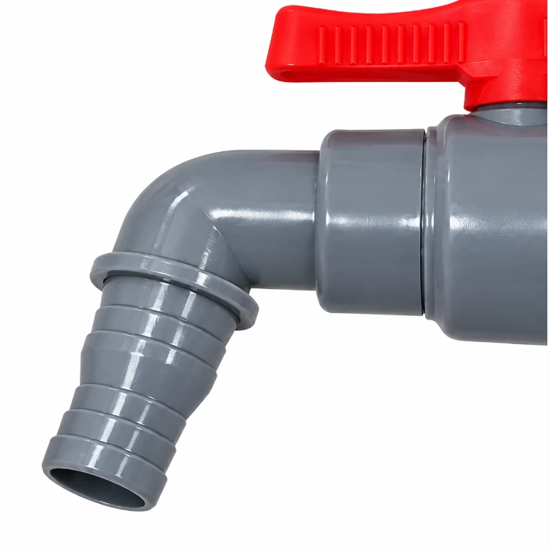 360° Rotating Plastic Bibcock With Hose Barb Outlet factory